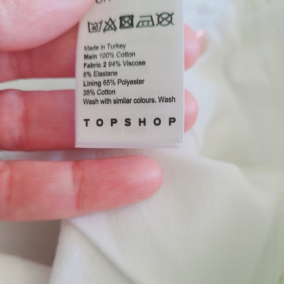 NWOT TOPSHOP mom maternity jeans - Picture 9 of 10